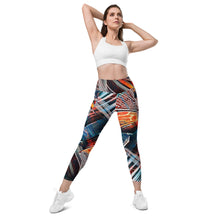 Hard Times At the Noodle Shop Leggings with pockets