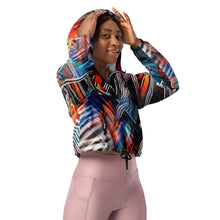 Hard Times At the Noodle Shop Women’s cropped windbreaker