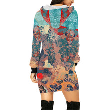 Floral Frenzy Hooded Dress
