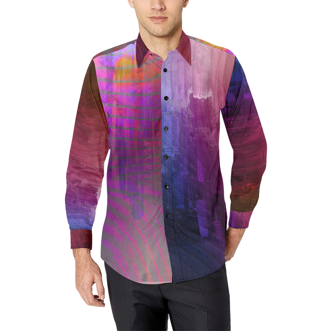 Fuchsia  Daydream Casual Dress Shirt