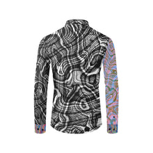 Reflective Tendencies in Baby Blue Casual Dress Shirt