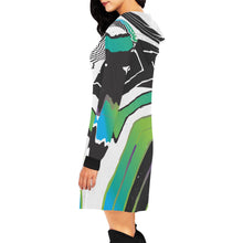 College Art Class Hooded Dress