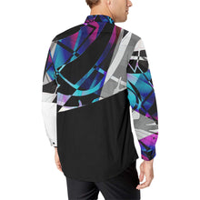 Pyraglyph in Blue Casual Dress Shirt