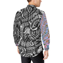 Reflective Tendencies in Baby Blue Casual Dress Shirt