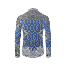 Dynasty in Blue Casual Dress Shirt