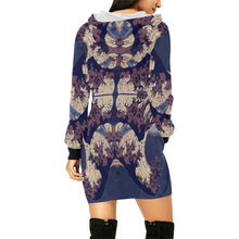 Midnight Off of Kanagawa Hooded Dress