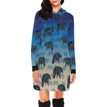 Chasing the Cold Tranquility Hooded Dress