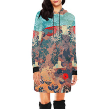 Floral Frenzy Hooded Dress