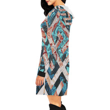 Shadow In a Rose Garden Hooded Dress
