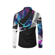 Pyraglyph in Blue Casual Dress Shirt