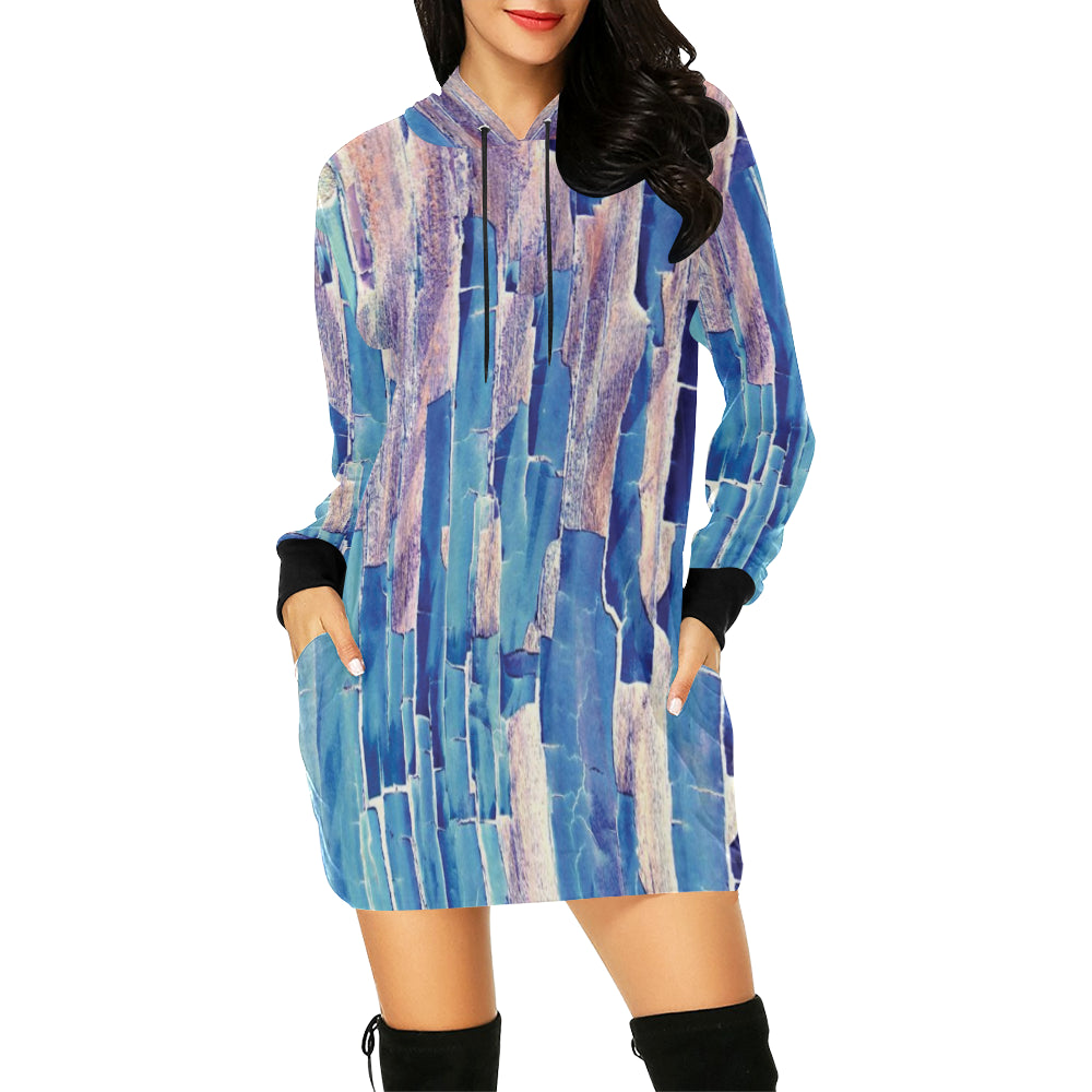 Frozen in Time Hooded Dress