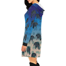 Chasing the Cold Tranquility Hooded Dress