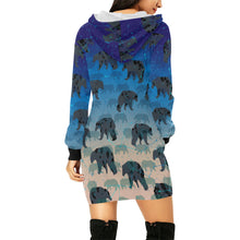 Chasing the Cold Tranquility Hooded Dress