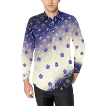 Lewis Towers in Blue and White Casual Dress Shirt