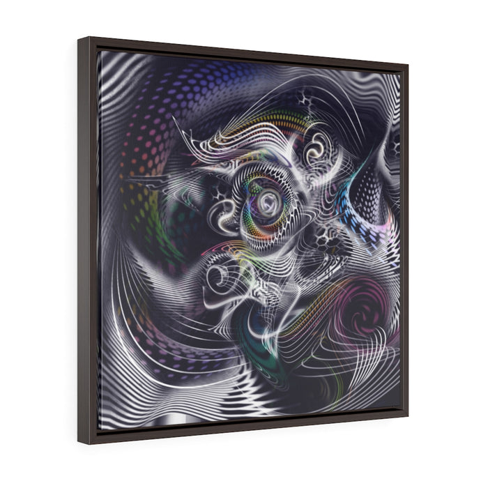 Echoes in Color Framed Premium Gallery Wrap Canvas