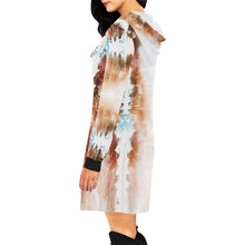 Streaking Through the Quad Hooded Dress