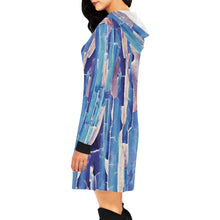Frozen in Time Hooded Dress