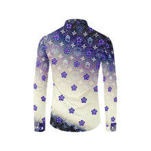 Lewis Towers in Blue and White Casual Dress Shirt