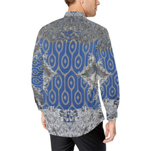 Dynasty in Blue Casual Dress Shirt