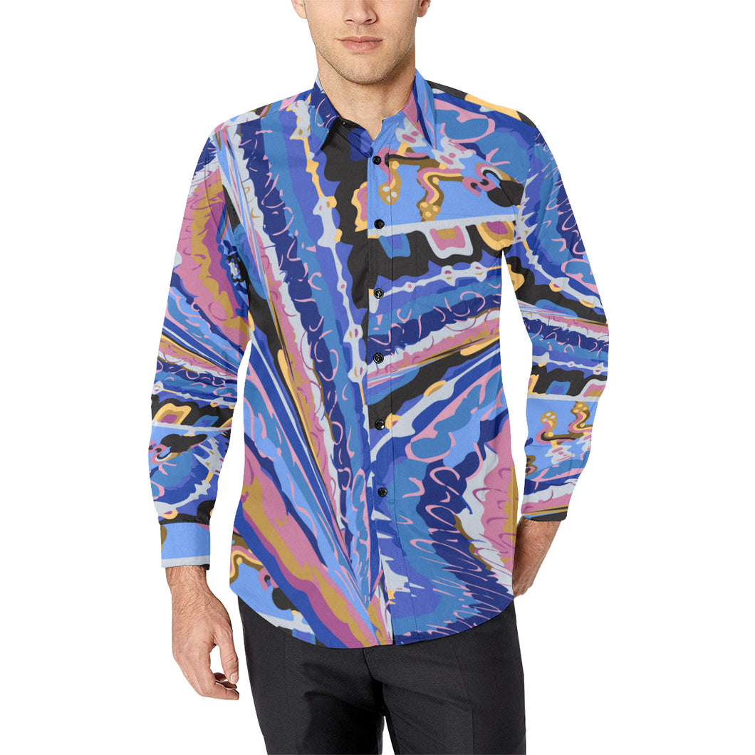 Lavender Looks Casual Dress Shirt