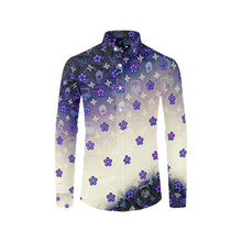 Lewis Towers in Blue and White Casual Dress Shirt