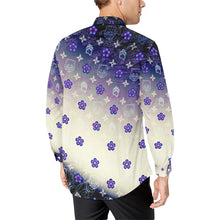 Lewis Towers in Blue and White Casual Dress Shirt