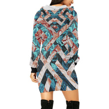 Shadow In a Rose Garden Hooded Dress