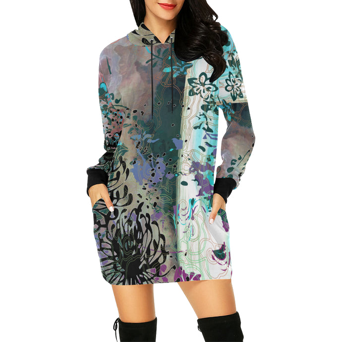 Trouble in Paradise Hooded Dress
