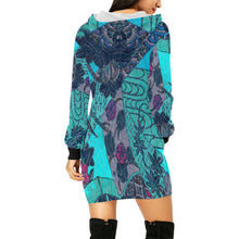 Peninsula Scrap Hooded Dress
