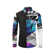 Pyraglyph in Blue Casual Dress Shirt