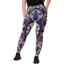 Midnight Off Of Kanagawa Leggings with pockets