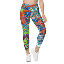 Absinthe Drip Leggings with pockets