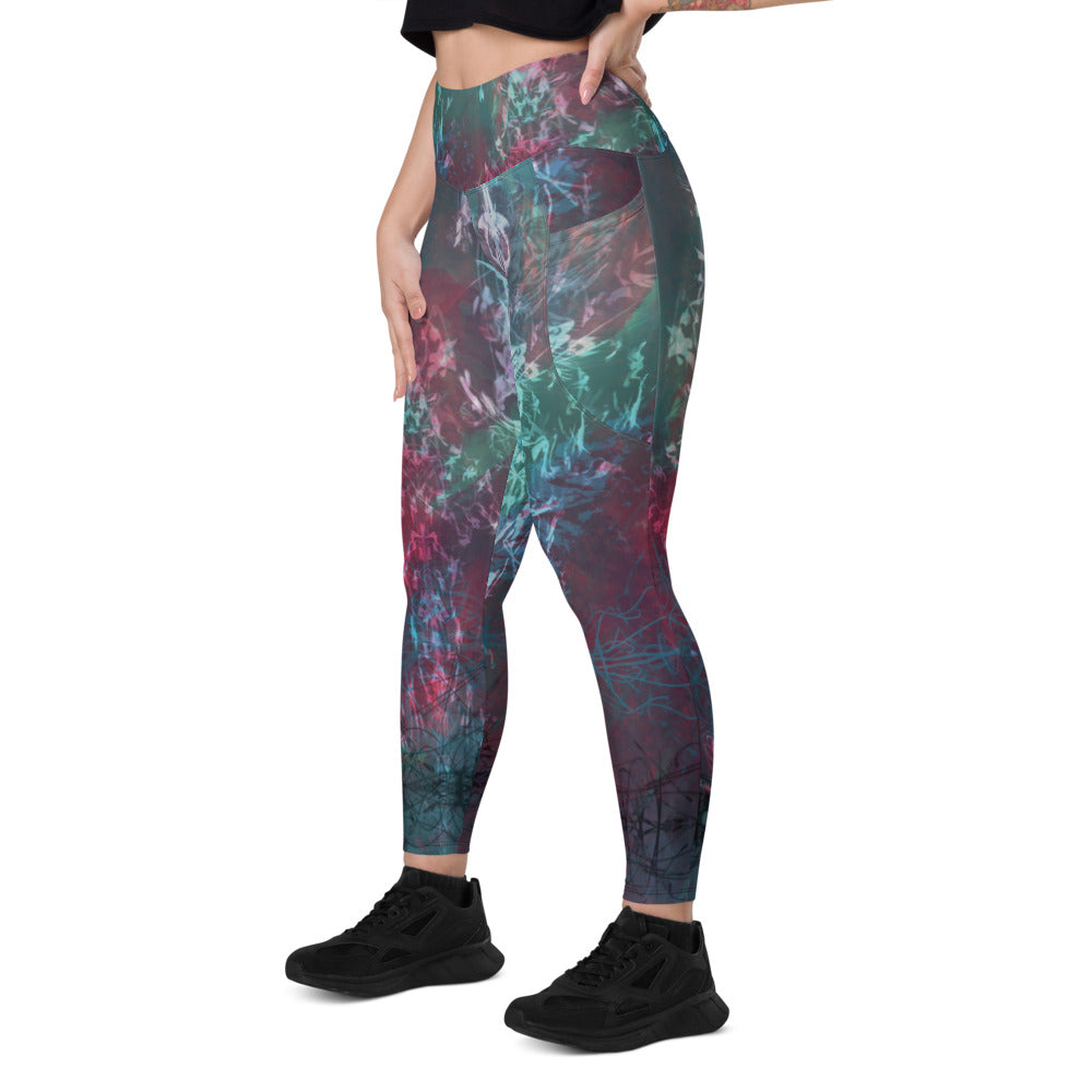 Reveries of Velvet Leggings with pockets