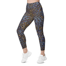 Wet Cheetah Leggings with pockets
