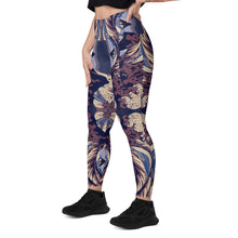 Midnight Off Of Kanagawa Leggings with pockets