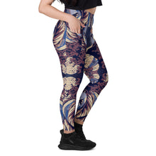 Midnight Off Of Kanagawa Leggings with pockets