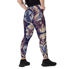 Midnight Off Of Kanagawa Leggings with pockets