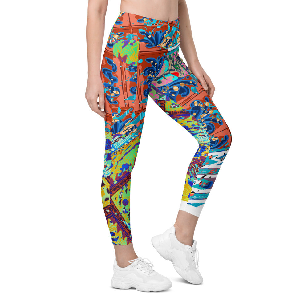 Absinthe Drip Leggings with pockets