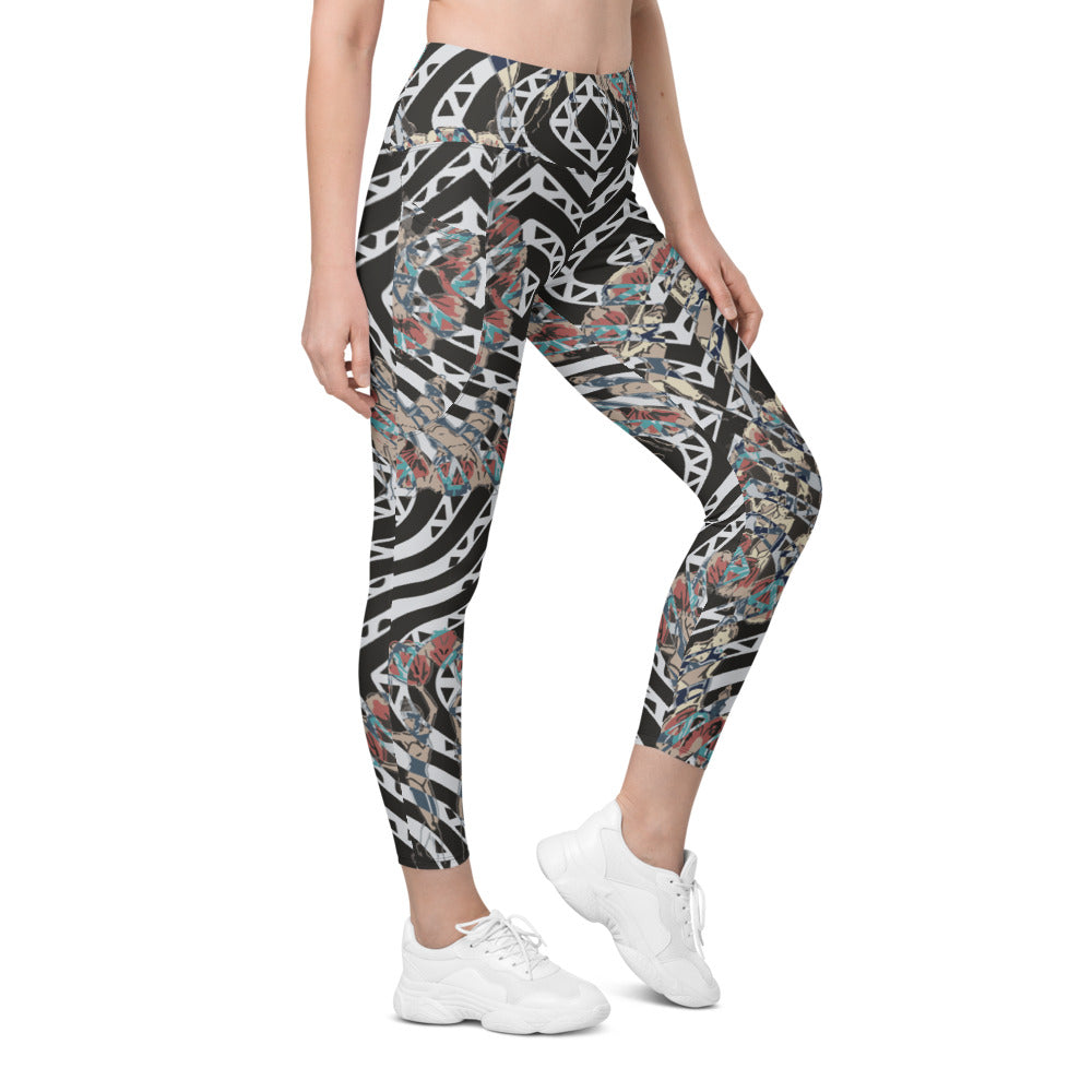 Victorian Jazz  Leggings with pockets