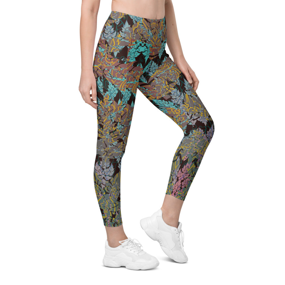 Thai Dye Leggings with pockets