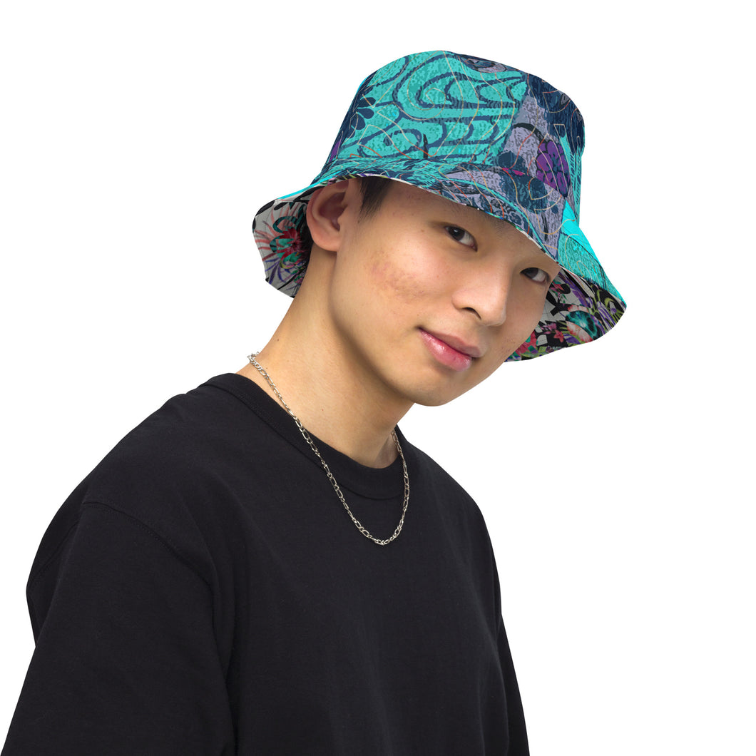 Peninsula Scrap / Saucy Safari Reversible bucket hat