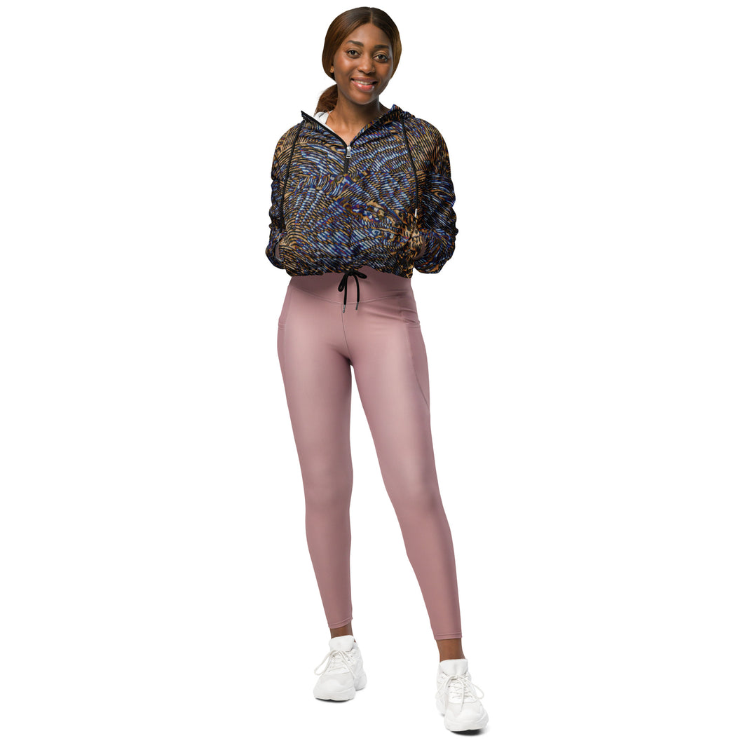 Wet Cheetah Women’s cropped windbreaker