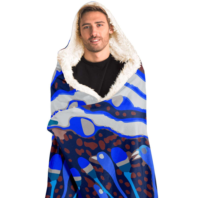 Into the Mystic Hooded Blanket