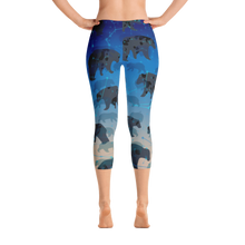 Chasing the Cold Tranquility Capri Leggings