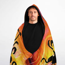 Casanovas Hooded Blanket Micro Fleece in black