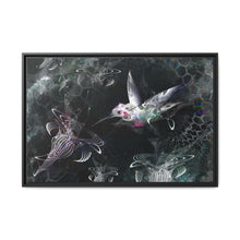 Vibrational Visions Matte Canvas, Framed (Multi-color)
