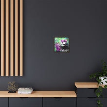 Blissful Bear Matte Canvas, Framed (Multi-color)