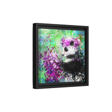 Blissful Bear Matte Canvas, Framed (Multi-color)