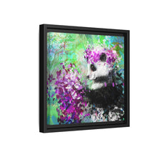 Blissful Bear Matte Canvas, Framed (Multi-color)