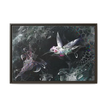 Vibrational Visions Matte Canvas, Framed (Multi-color)